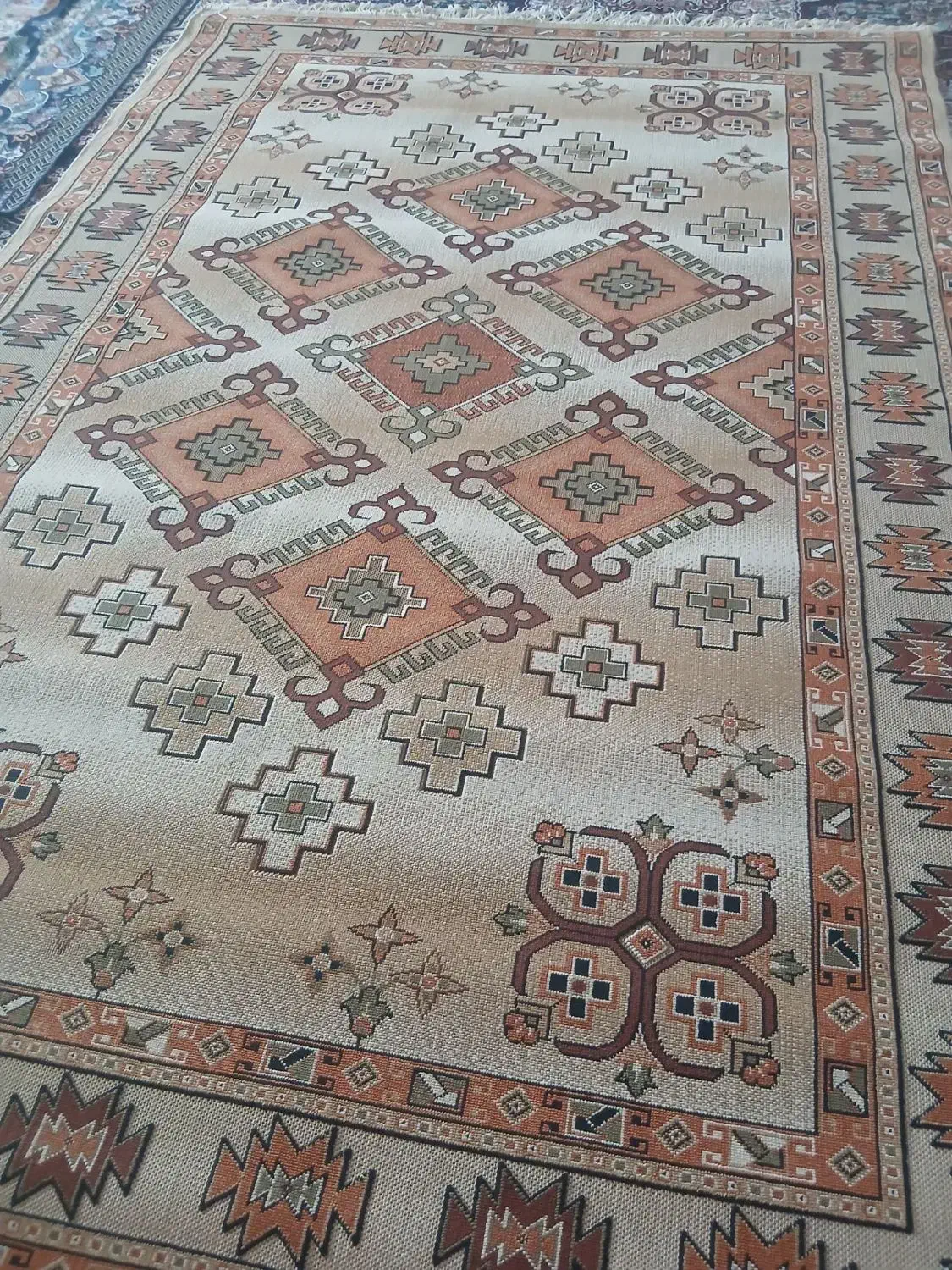 گلیم ۳×۲|گلیم، جاجیم، گبه|بندر ترکمن, |دیوار