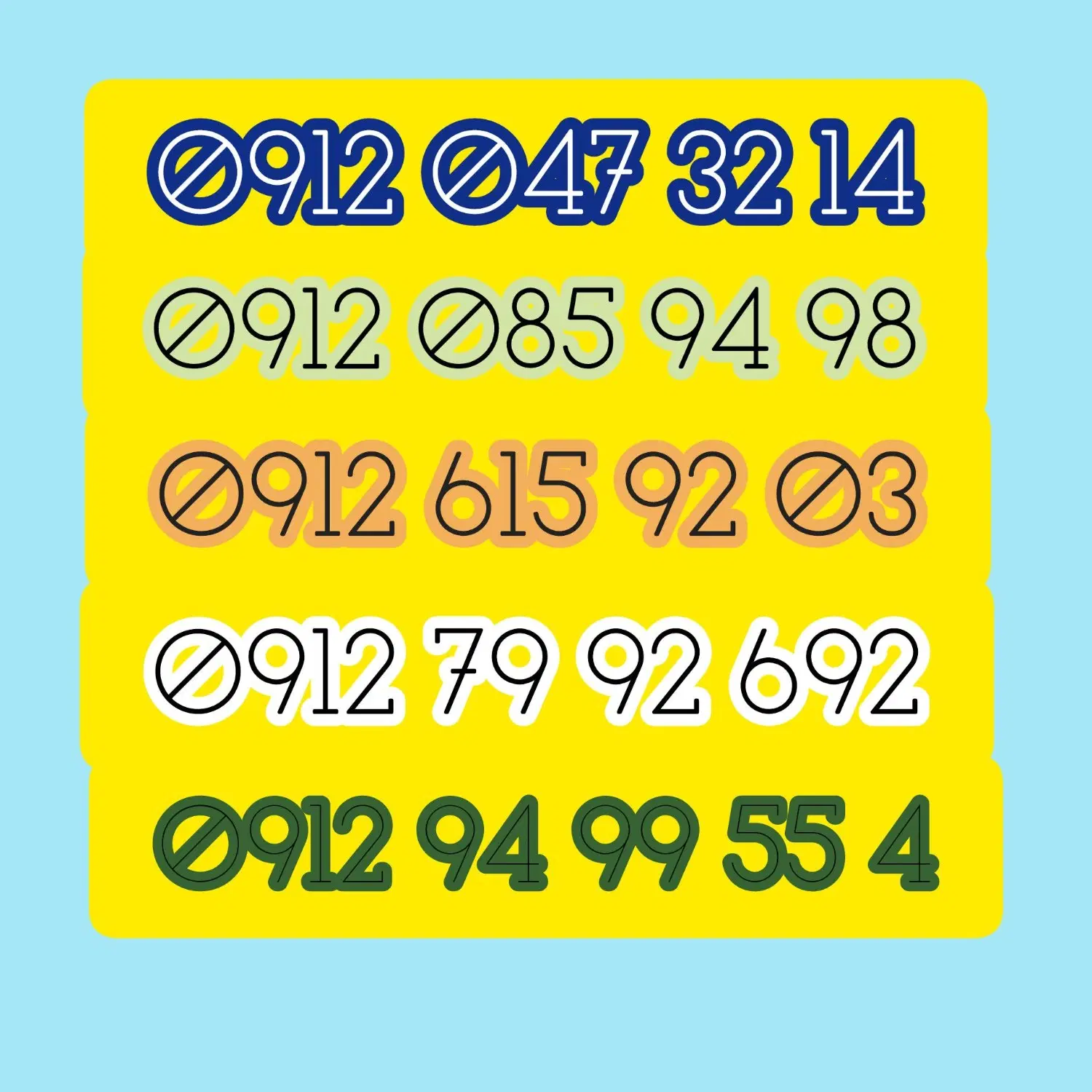 0912-94-99-55-4|سیم‌کارت|فردیس, قریشی|دیوار