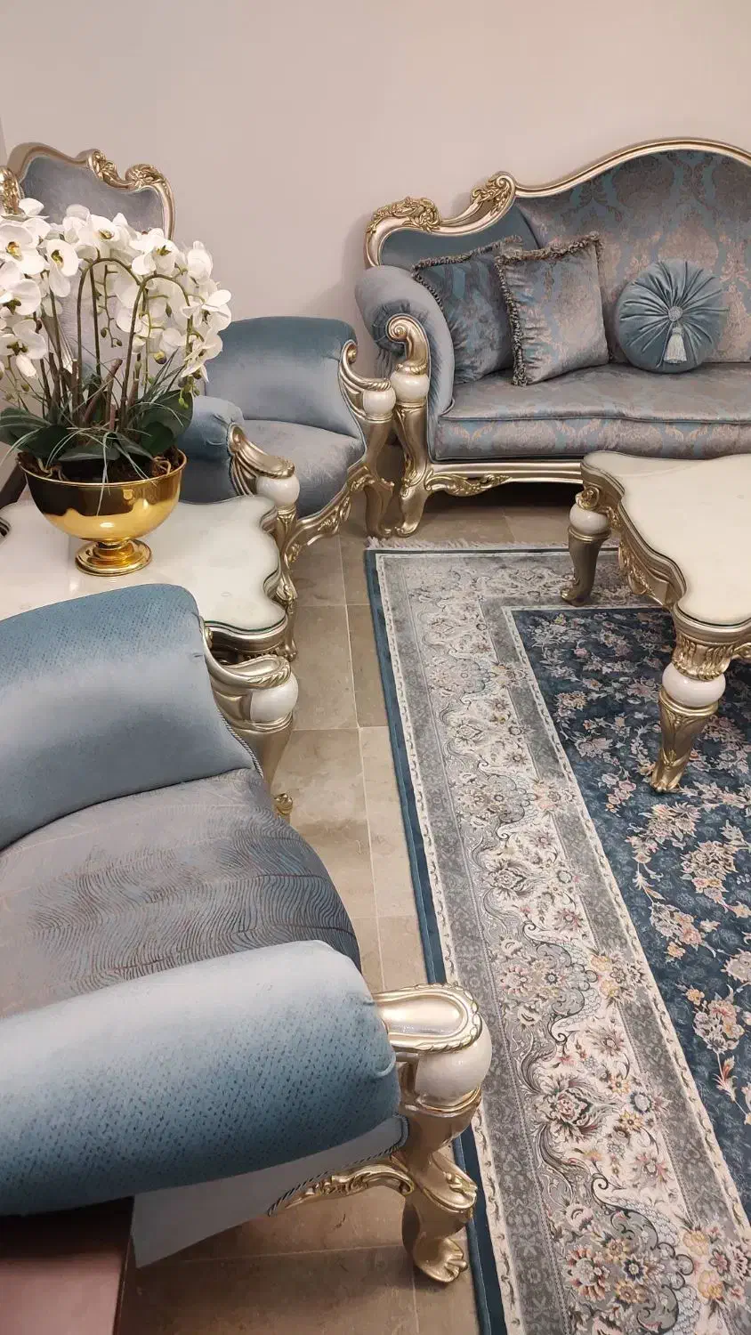 مبلمان استیل کلاسیک برند استقبال|مبلمان خانگی و میز عسلی|تهران, شهرک چیتگر|دیوار