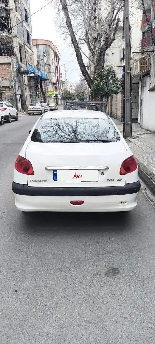 پژو ۲۰۶ v8sd|خودرو سواری و وانت|گرگان, |دیوار