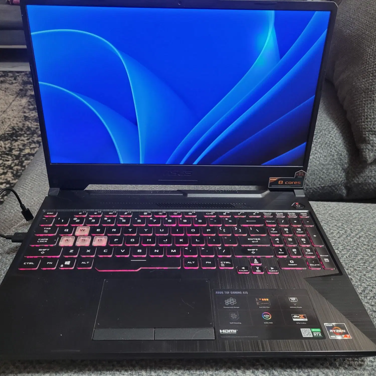 Lapto tuff Asus Gameing|رایانه همراه|اسلامشهر, باغ فیض|دیوار