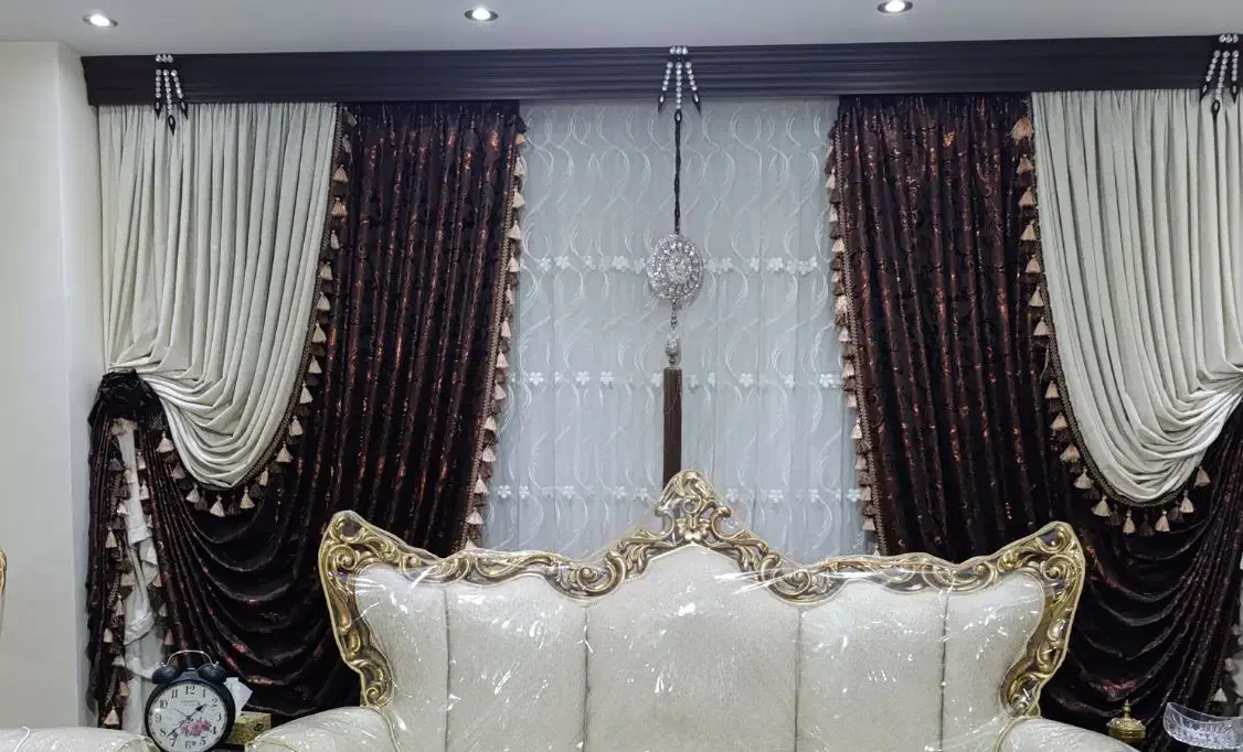 پرده|پرده، رانر، رومیزی|کرج, شهرک جهان آرا|دیوار