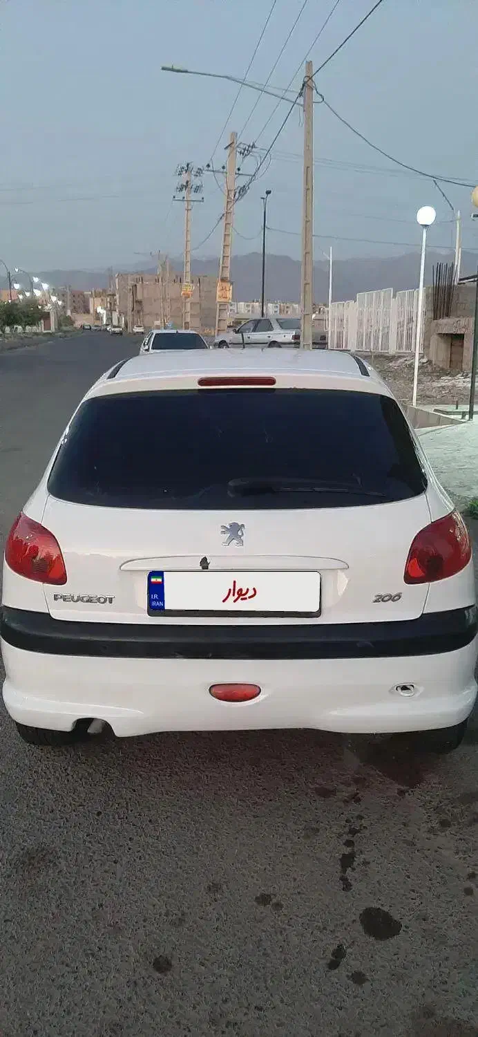 206 مدل ۹۵ تیپ 5|خودرو سواری و وانت|جیرفت, |دیوار