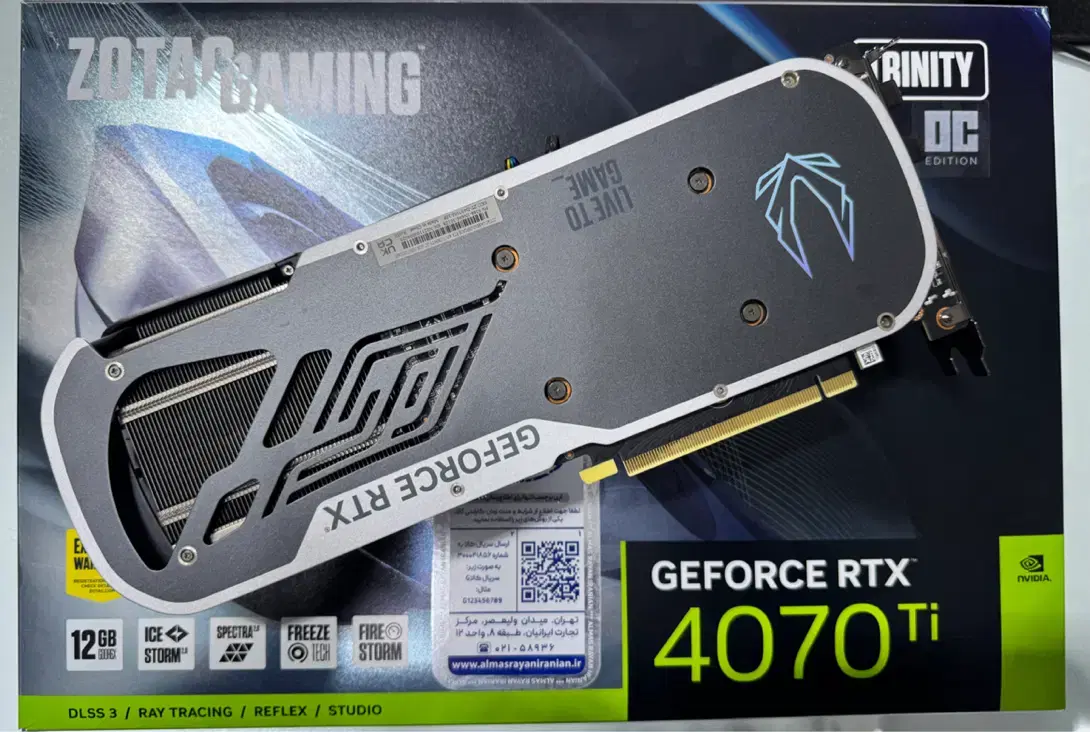 Zotac Trinity OC RTX 4070 Ti 12GB|قطعات و لوازم جانبی رایانه|مشهد, ارشاد|دیوار