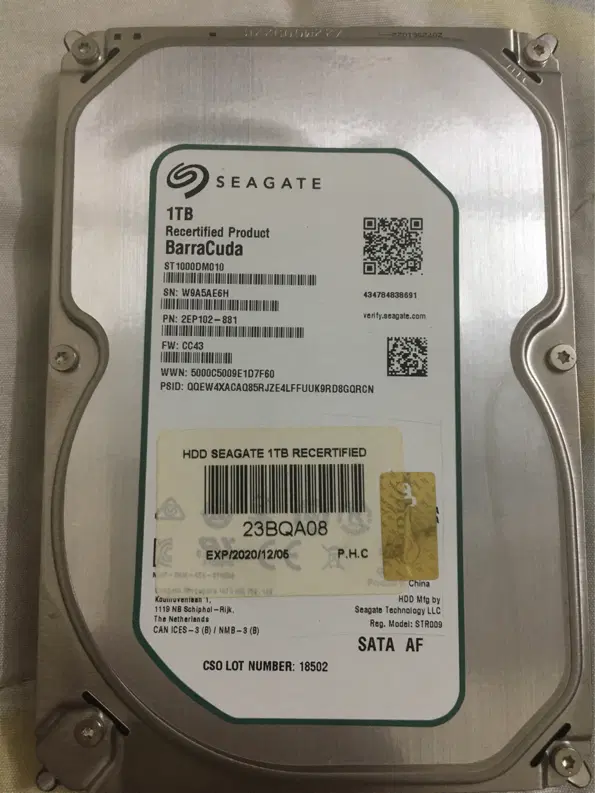 هارد 1TB|قطعات و لوازم جانبی رایانه|قم, سالاریه|دیوار