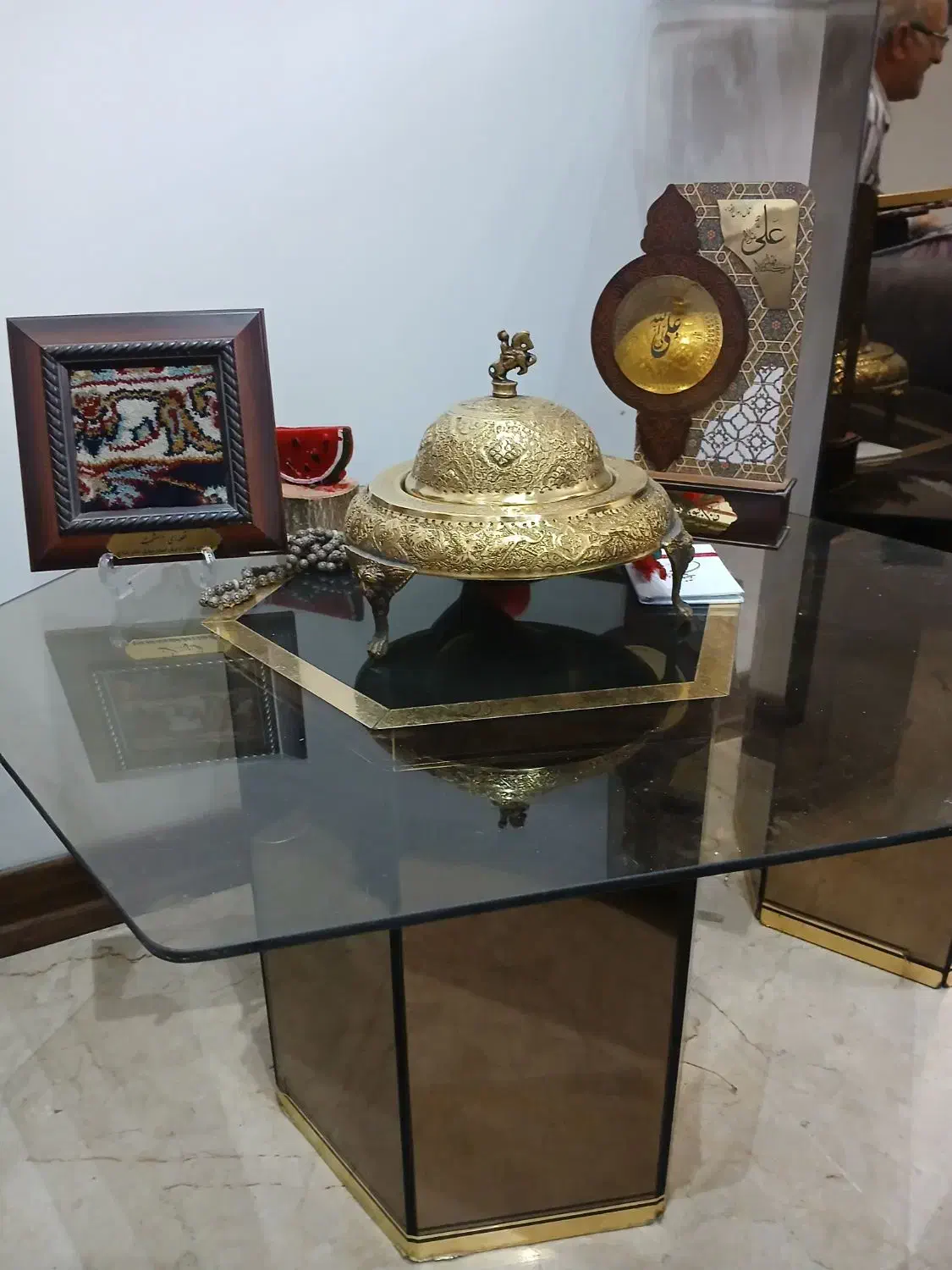 میز شیشه ای|میز و صندلی غذاخوری|تهران, درب دوم|دیوار