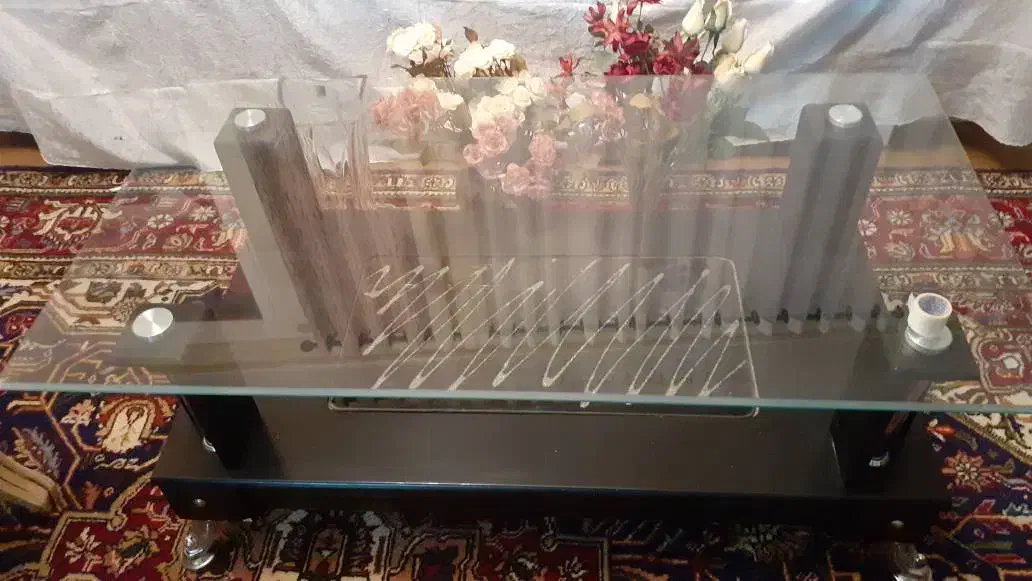 میز شیشه ای|میز و صندلی غذاخوری|خوی, |دیوار