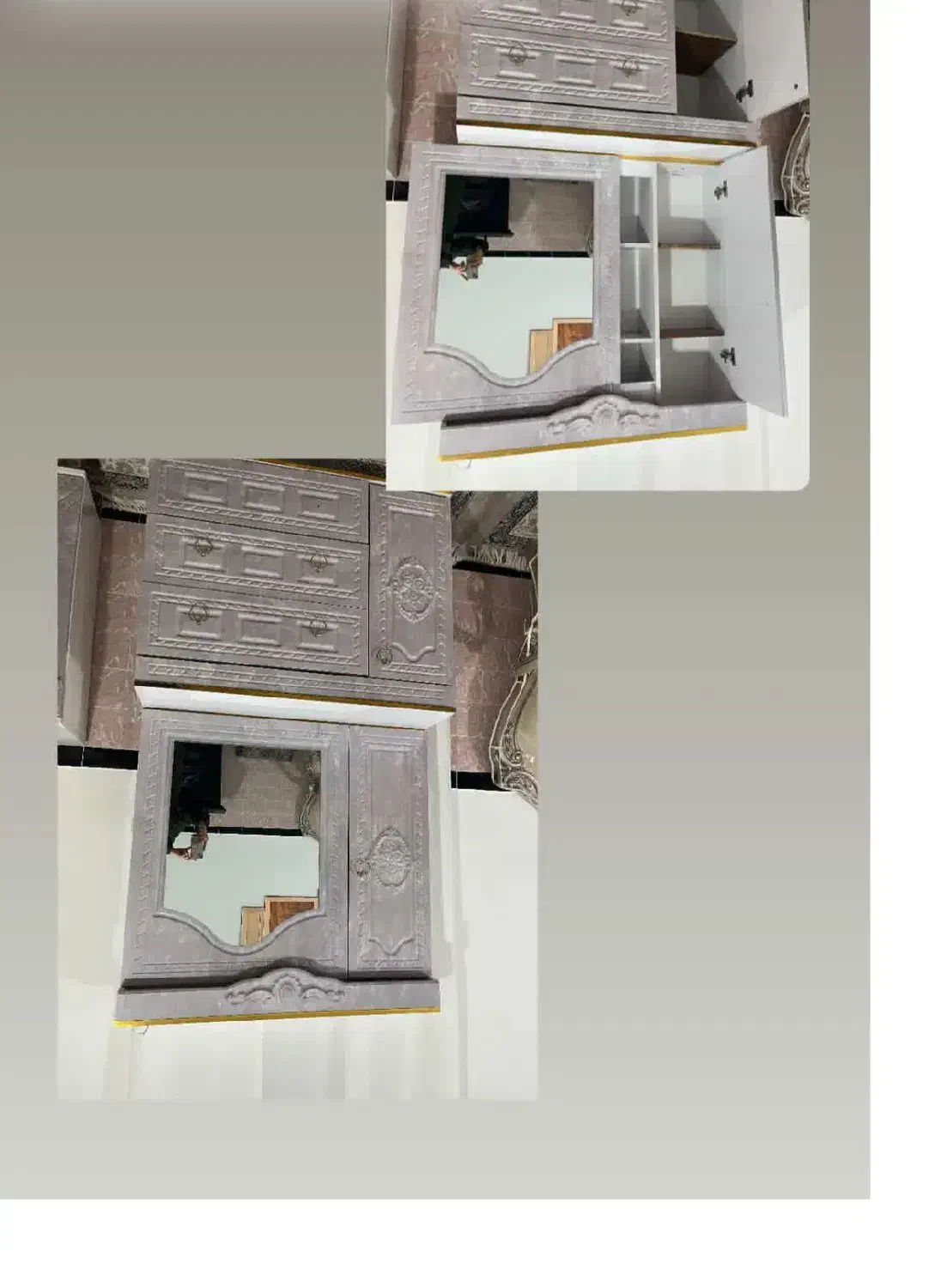 کمد آینه|جاکفشی، کمد، دراور|میان جلگه, |دیوار