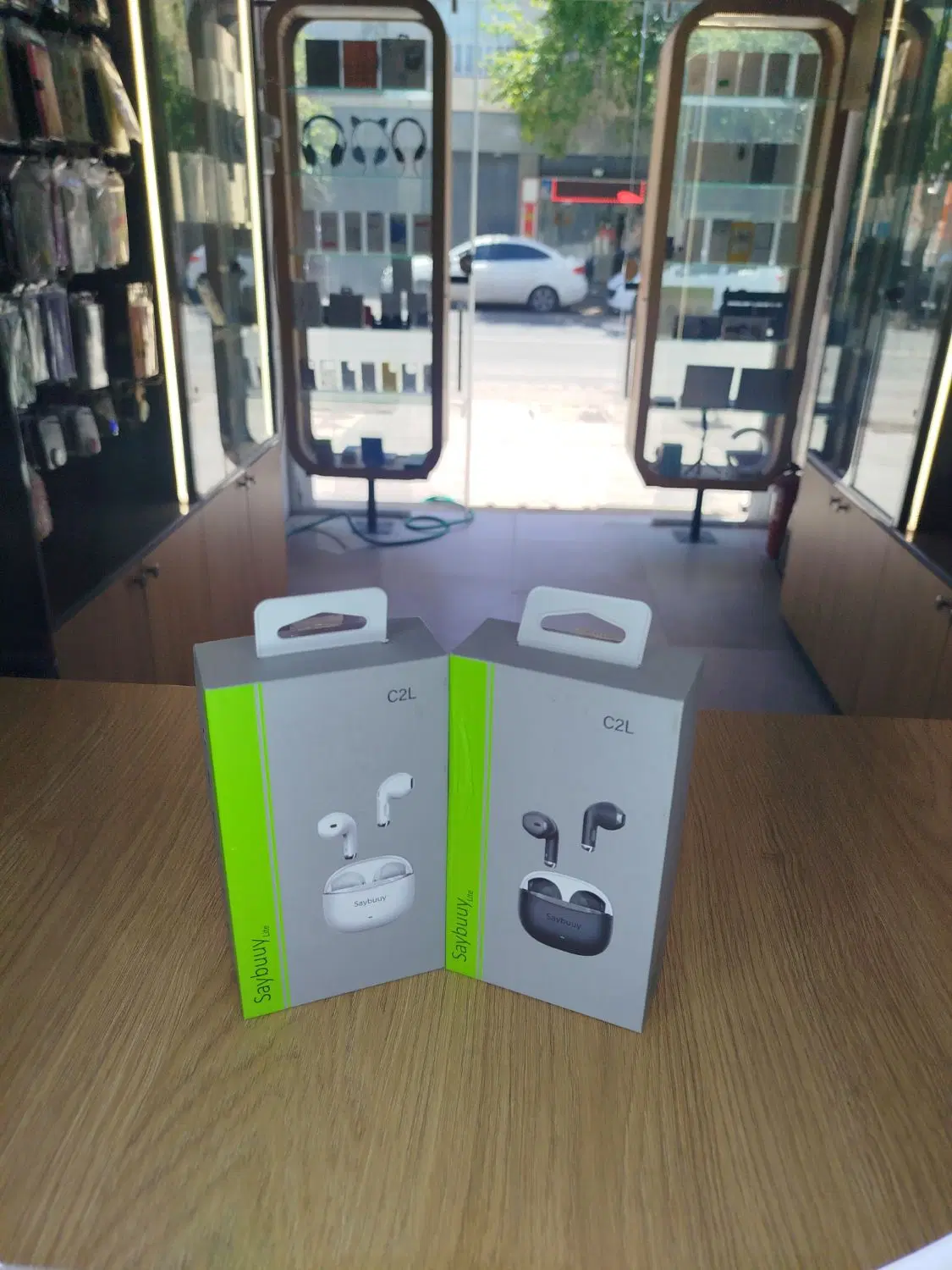 airpod say buuy c2l|لوازم جانبی موبایل و تبلت|شیراز, پشم شیشه|دیوار