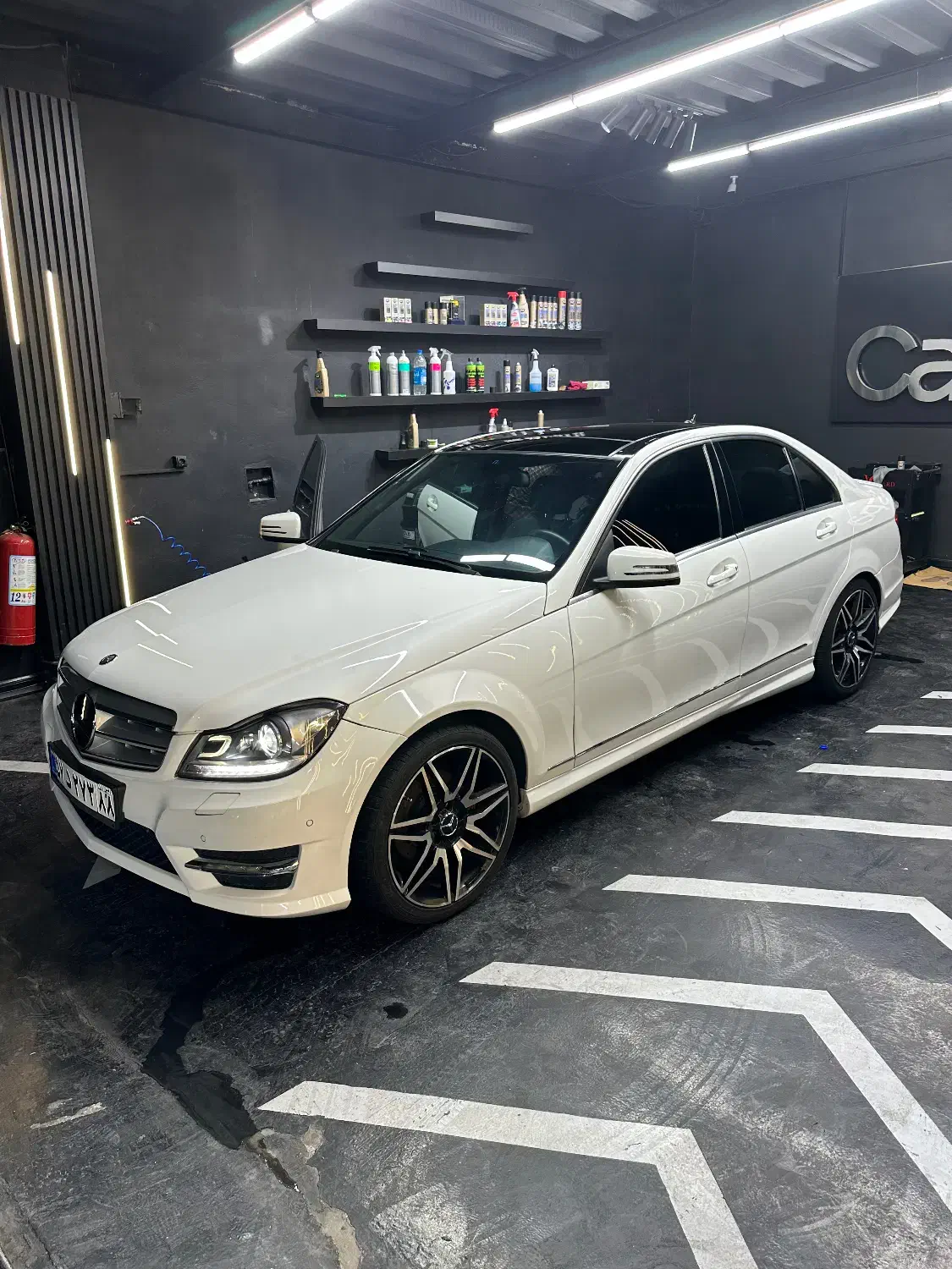 بنز c200 2014 سفید|خودرو سواری و وانت|تهران, زرگنده|دیوار