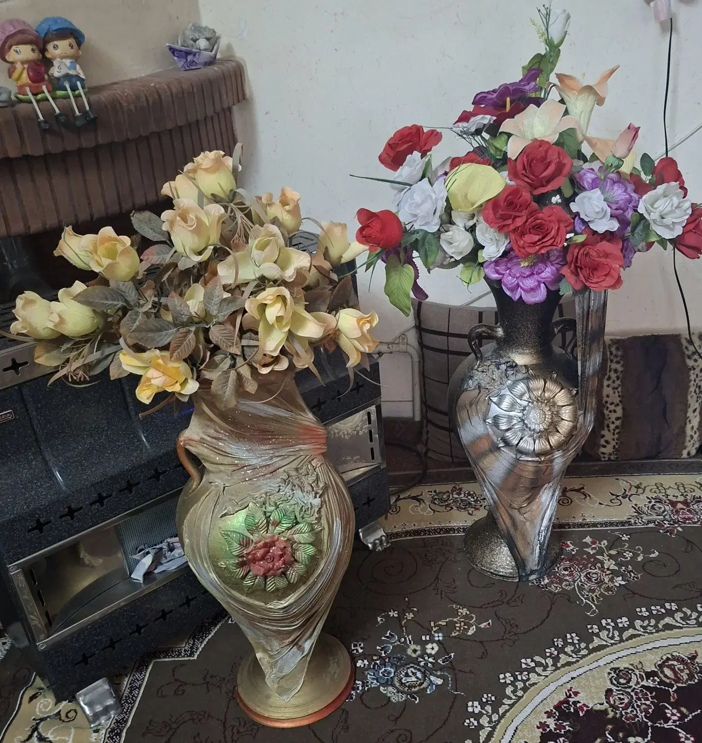 گلدان|گل مصنوعی|سمنان, |دیوار