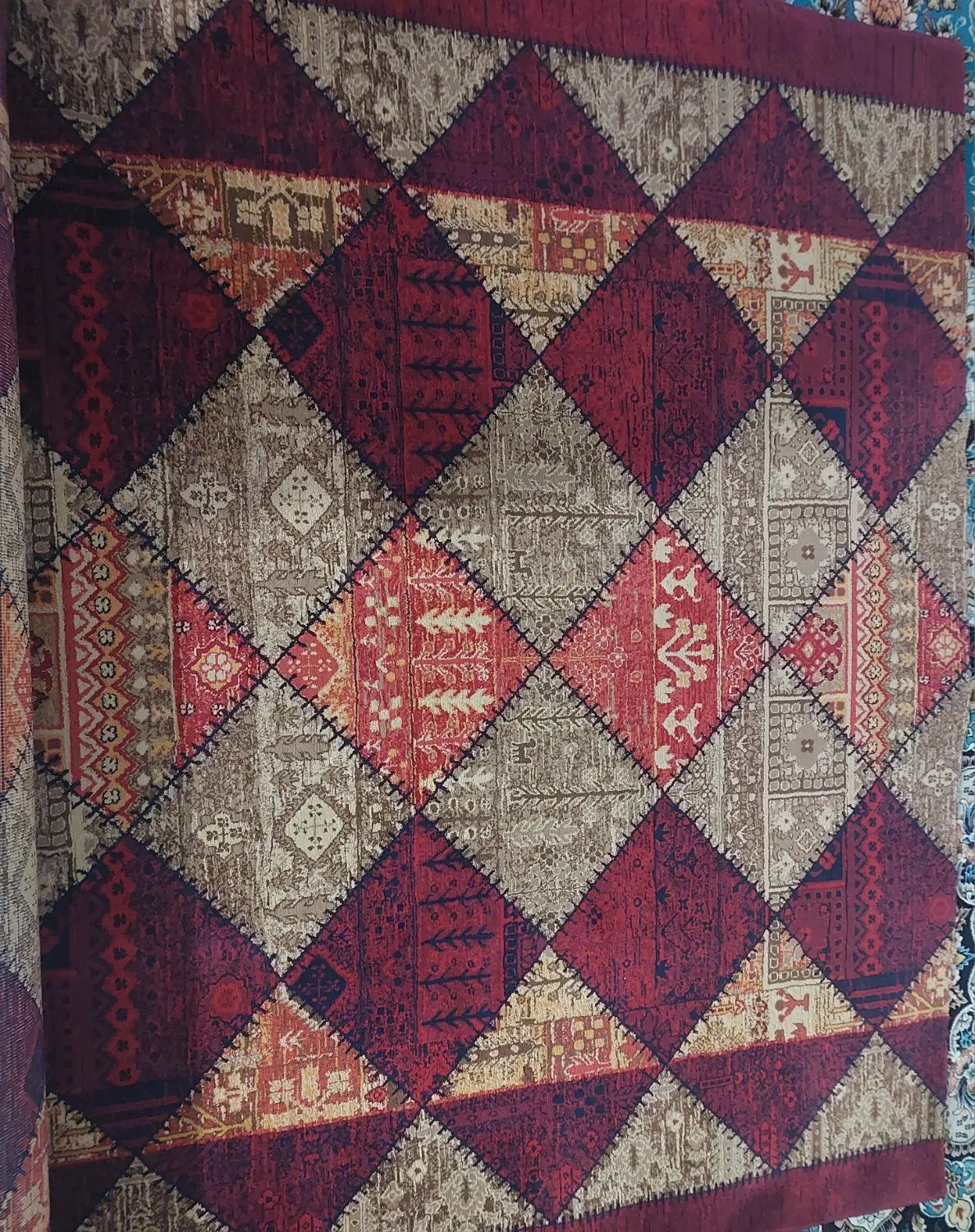 کناره|فرش|بهارستان, |دیوار
