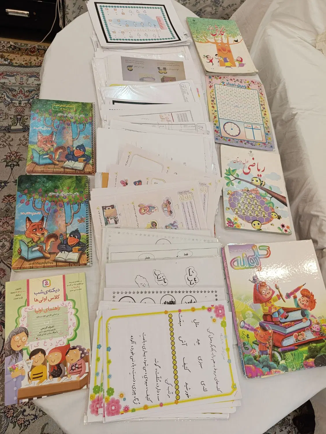 کتاب داستان+درسی+دیکته+جزوات کلاس اول+پیش دبستان|کتاب و مجله|تهران, سازمان برنامه شمالی|دیوار