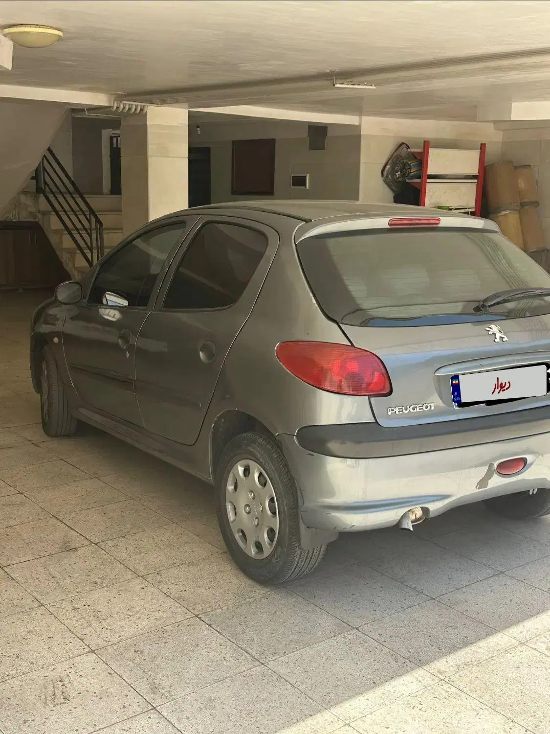 پژو 206|خودرو سواری و وانت|رشت, پل تالشان|دیوار