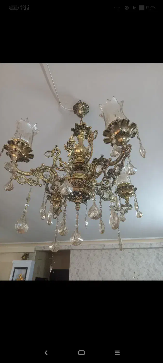 لوستر|لوستر و چراغ آویز|مشهد, چهارچشمه|دیوار