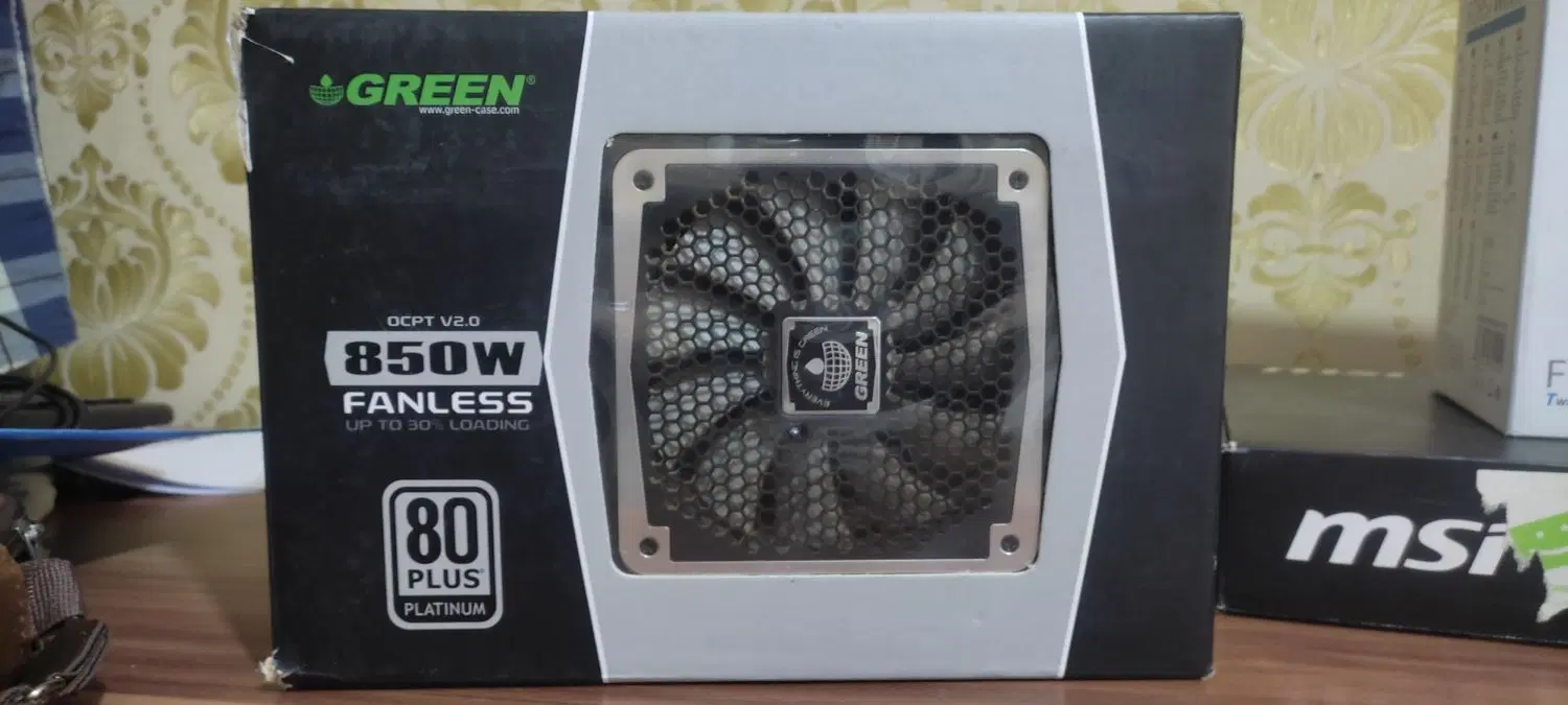 power 820 green platinum|قطعات و لوازم جانبی رایانه|پرند, فاز ۶|دیوار
