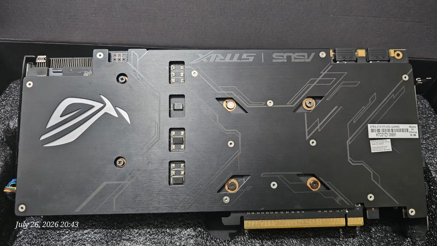 ASUS GRAPHIC Strix RTX 1070 OC/8GB/RGB|قطعات و لوازم جانبی رایانه|تهران, امام حسین|دیوار