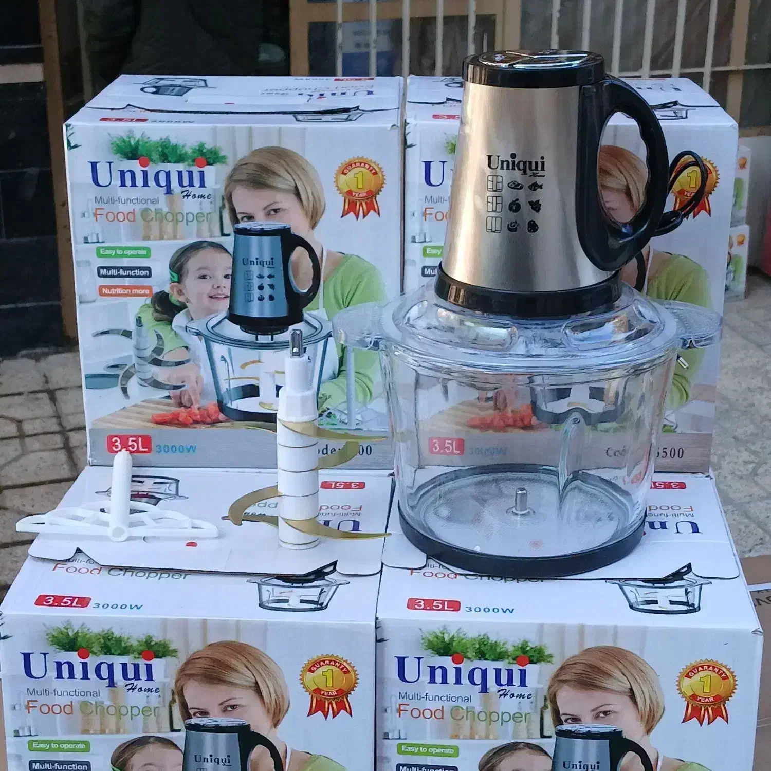 خردکن غذاساز یونیک ۶ تیغه همزن دار کادو روز مادر|خردکن، آسیاب، غذاساز|مشهد, گلشور|دیوار