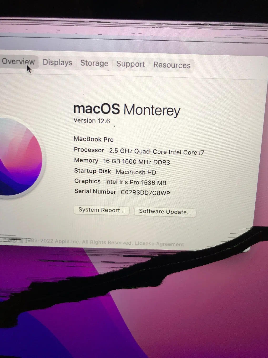 شکسته Macbook pro 2015|رایانه همراه|تهران, حکمت|دیوار