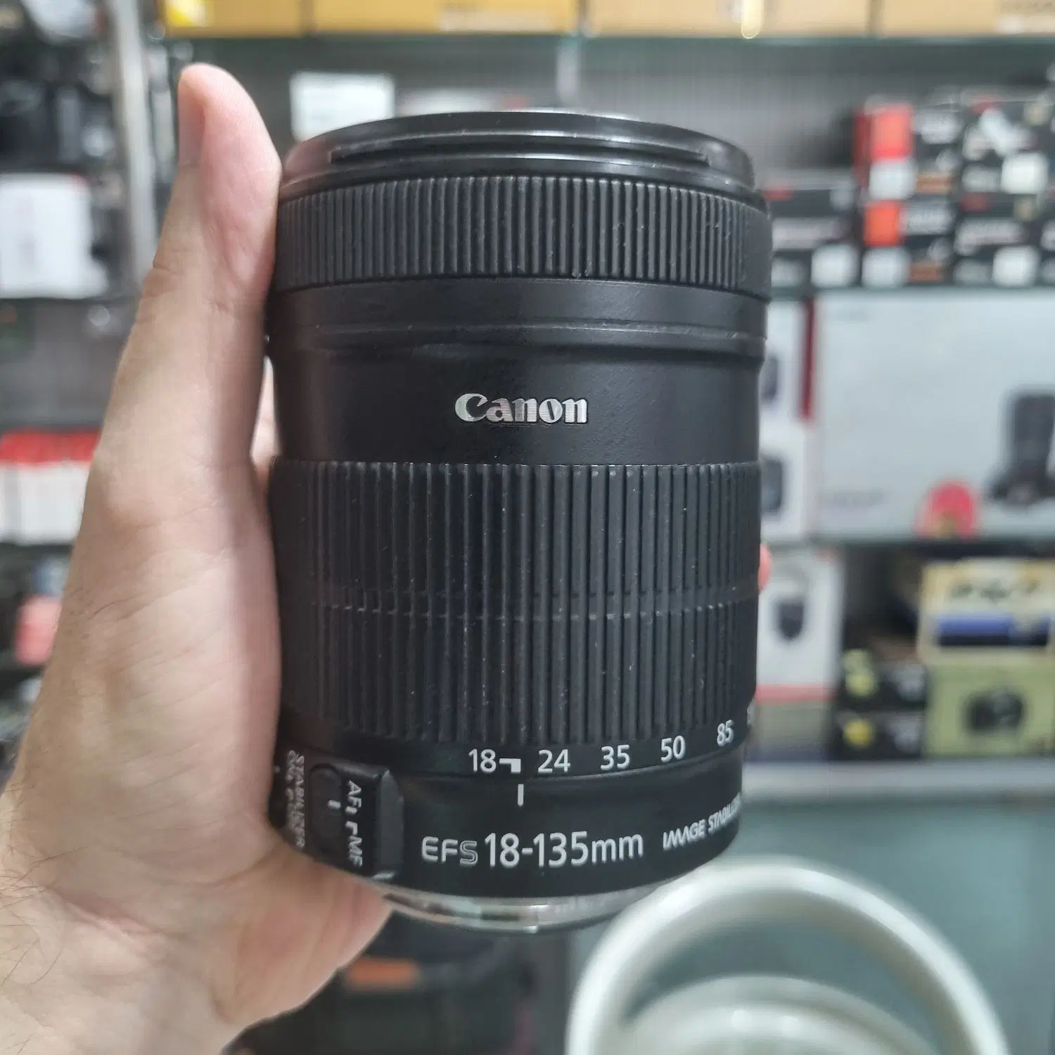canon 18-135 is|دوربین عکاسی و فیلم‌برداری|تهران, چوب تراش|دیوار