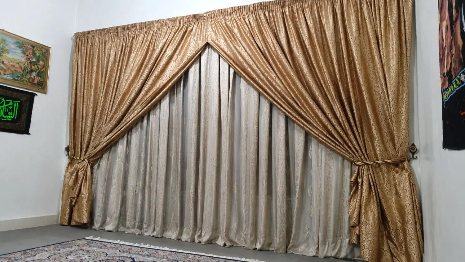 پرده|پرده، رانر، رومیزی|اهواز, امانیه|دیوار