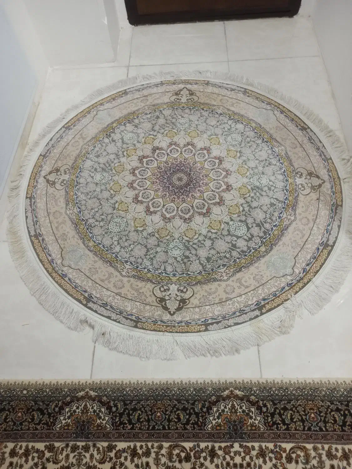 فرش گرد|فرش|زنجان, |دیوار