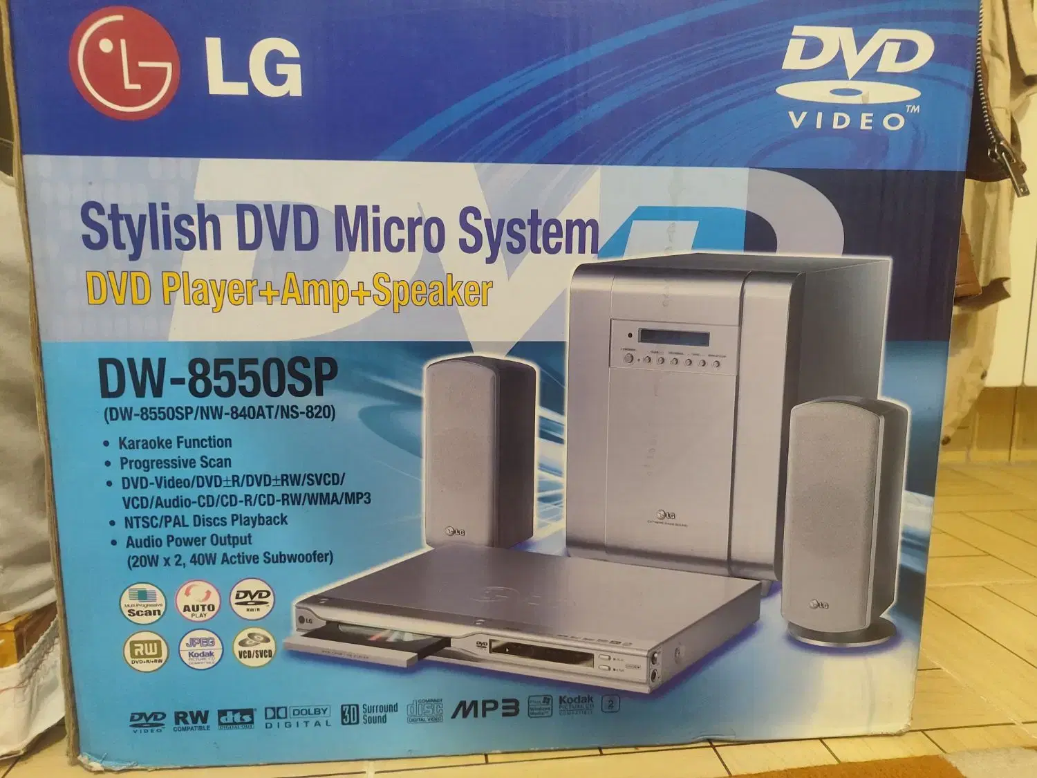 DVD   player Micro systemLG|پخش‌کننده DVD و ویدیو|اصفهان, ملک‌شهر|دیوار