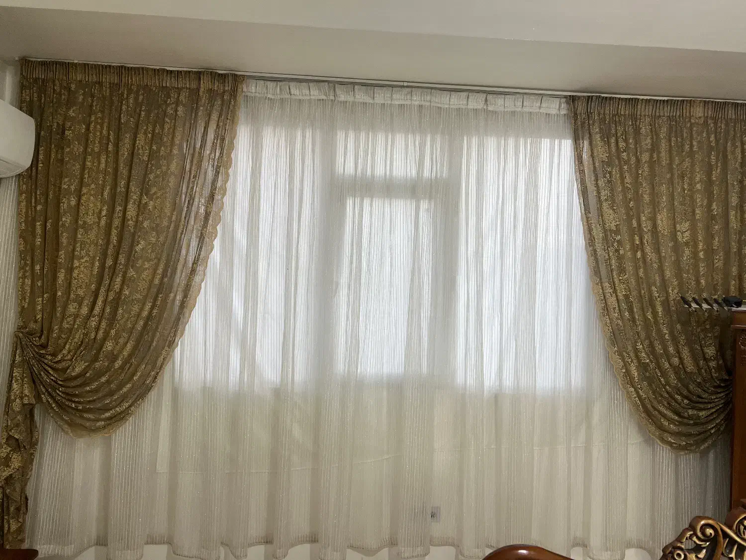 پرده|پرده، رانر، رومیزی|کرج, شهرک جهان آرا|دیوار