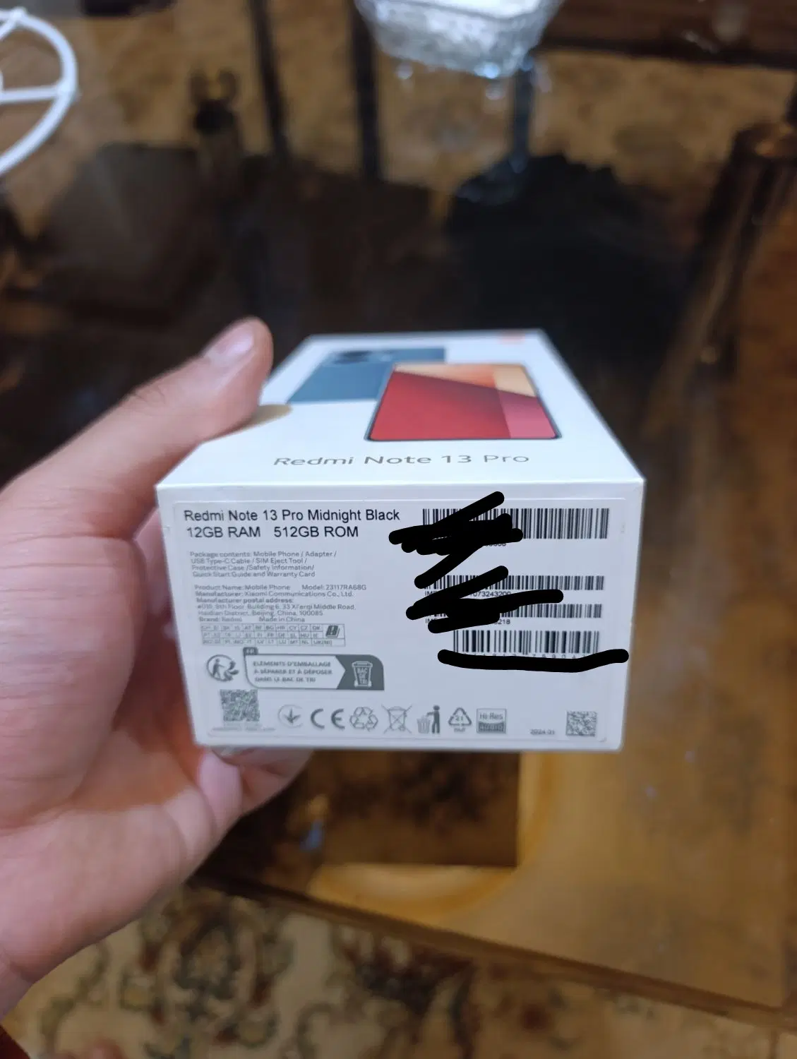 Redmi note 13 pro black 12ram512rom|موبایل|کرمانشاه, |دیوار