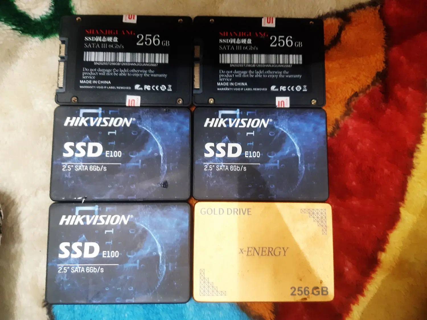 ۶ عدد ssd|قطعات و لوازم جانبی رایانه|شهریار, شهریار|دیوار