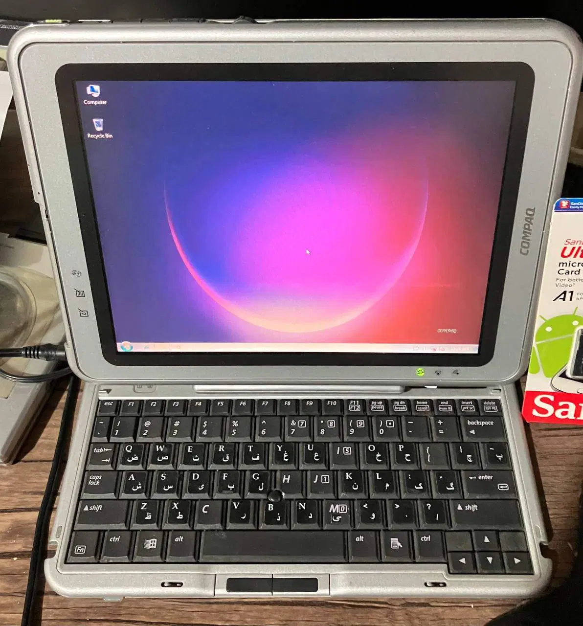 COMPAQ PC TC 1000 Touch and DVD EXTERNAL|رایانه همراه|تهران, سعادت‌آباد|دیوار