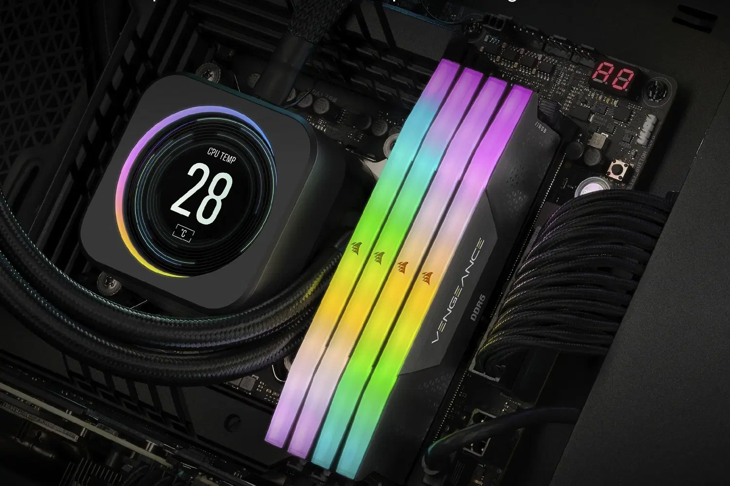 Ram 16g ddr5 5200mhz RGB vengence|قطعات و لوازم جانبی رایانه|خمینیشهر, |دیوار