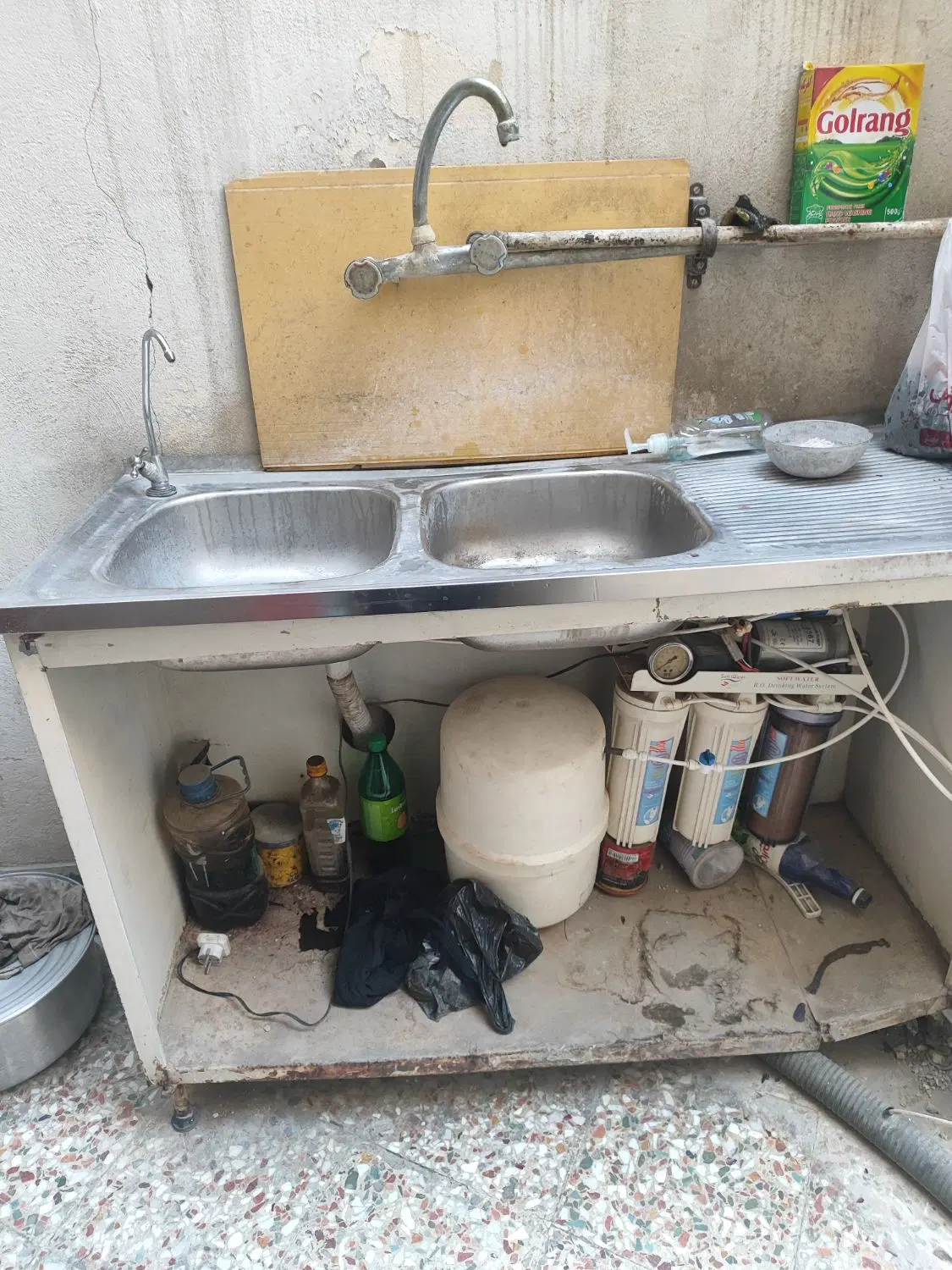 سینک|آب‌چکان و نظم‌دهنده ظروف|اهواز, زیتون کارمندی|دیوار