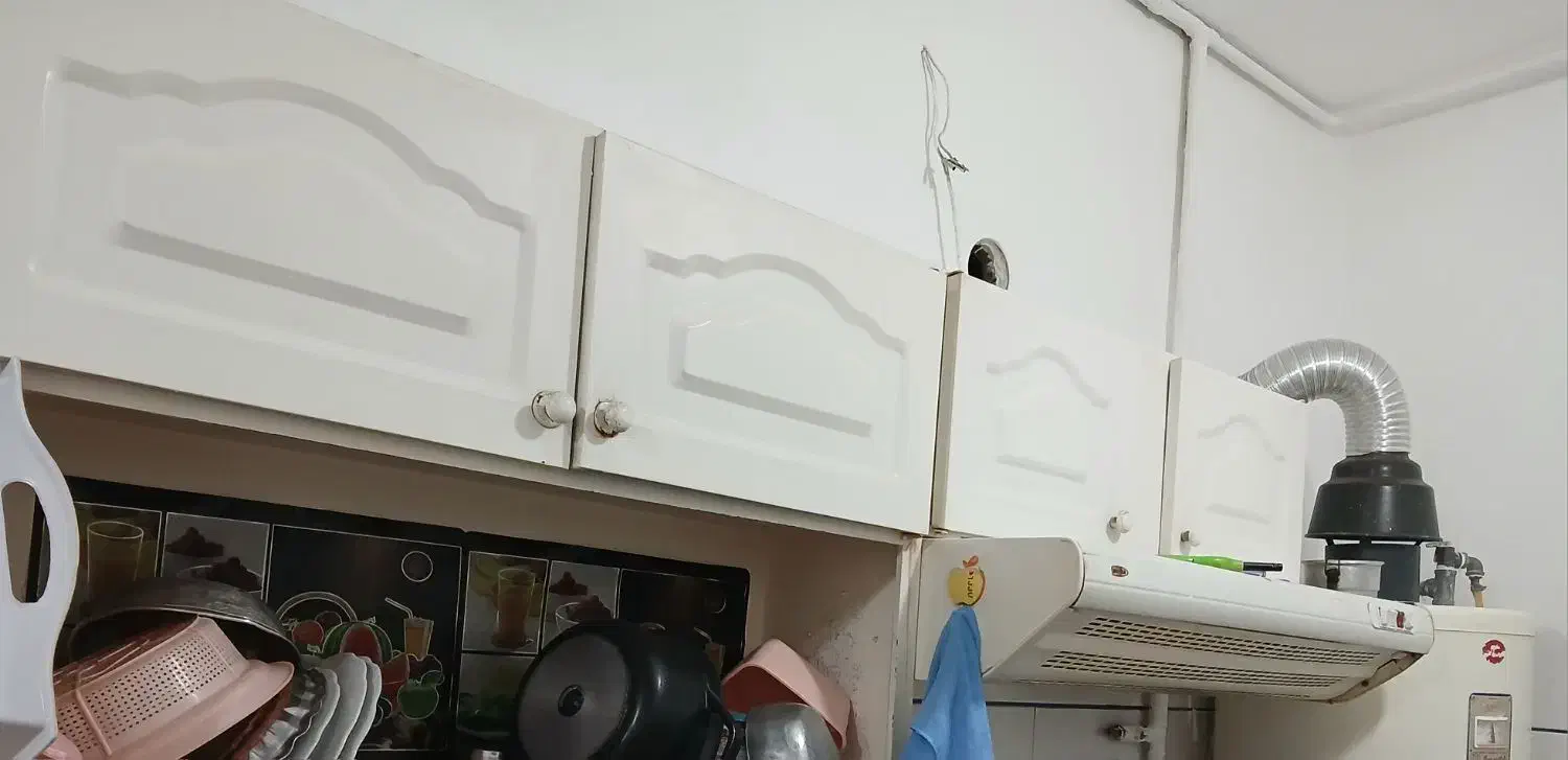 کابینت ۳ دره|آبچکان و نظمدهنده ظروف|قم, چهل درخت|دیوار