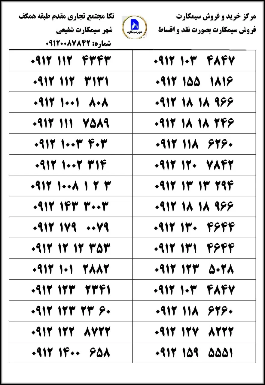 ۰۹۱۷-۱۵۷-۳۲۱۴|سیمکارت|هرمز, |دیوار