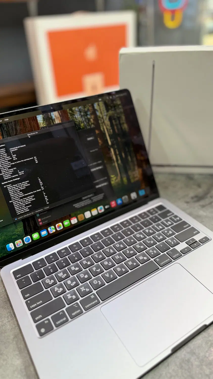 Macbook Air M2 2022 battery 100%|رایانه همراه|تهران, جردن|دیوار