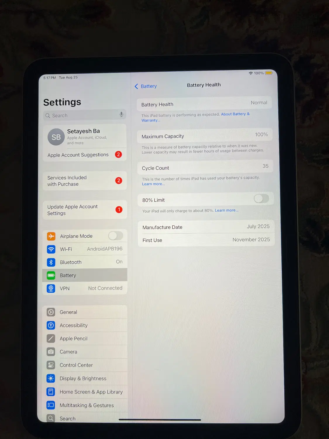 iPad a16|تبلت|قزوین, |دیوار