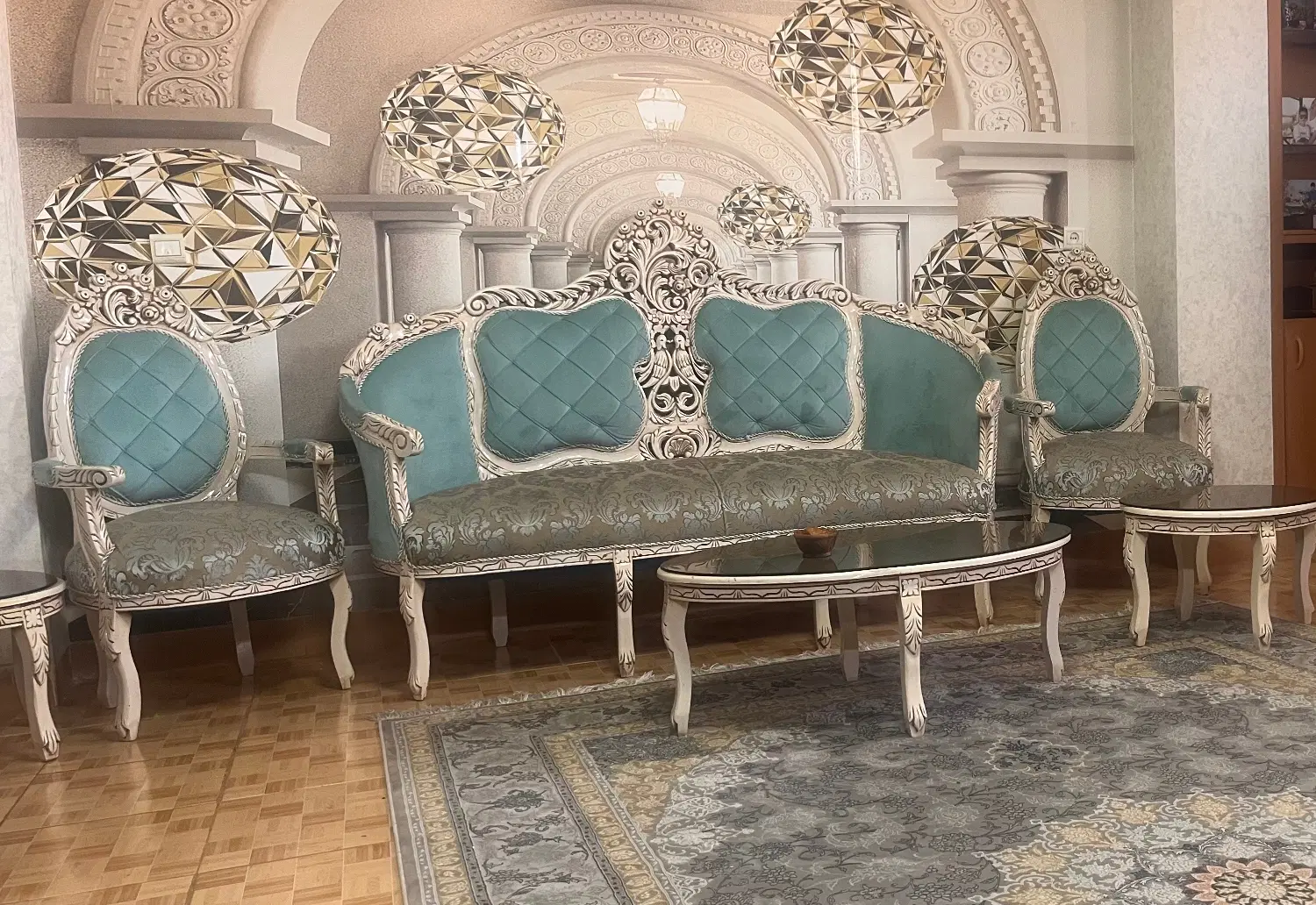 مبلمان|مبلمان خانگی و میز عسلی|اصفهان, باغ فردوس|دیوار