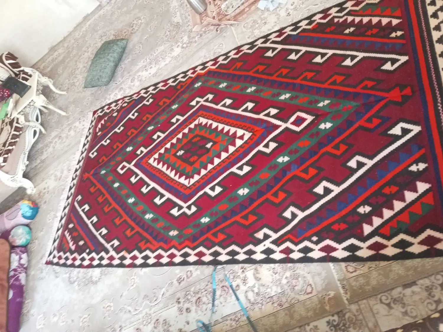 گیلیم|گلیم، جاجیم، گبه|بستان آباد, |دیوار
