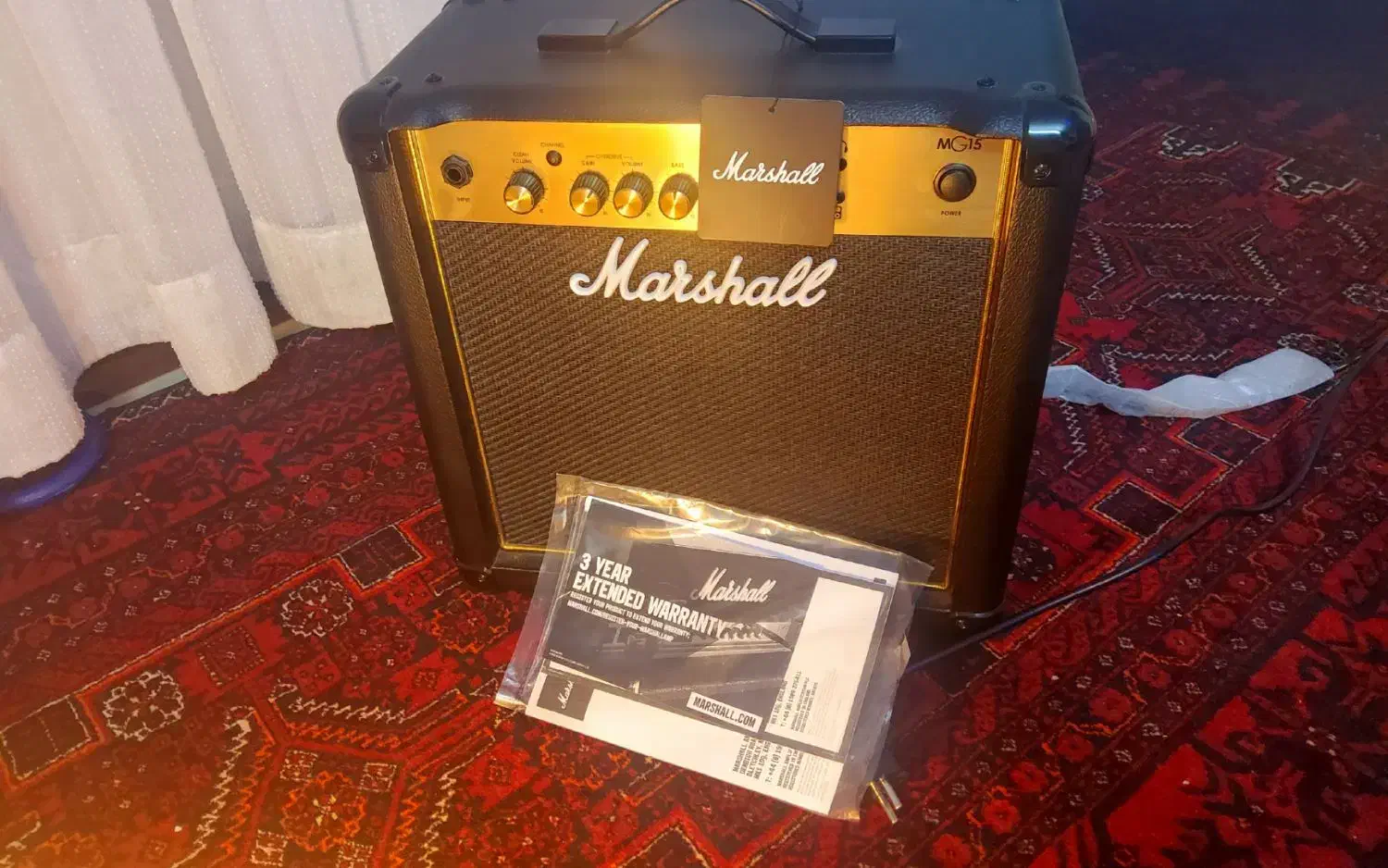 آمپلی فایر مارشال marshall mg15g|گیتار، بیس، امپلیفایر|مشهد, آزادشهر|دیوار