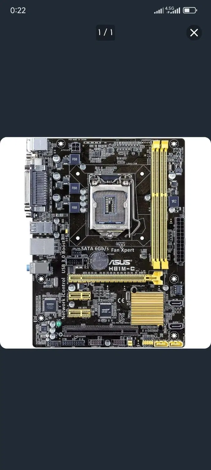 motherboard asus b85-plus|قطعات و لوازم جانبی رایانه|بهارستان, |دیوار