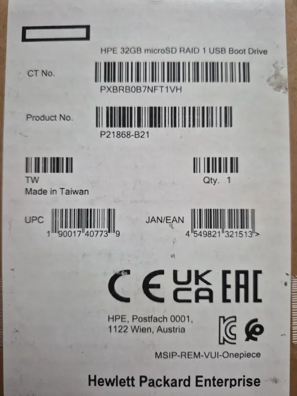 HPE 32GB microSDRAID|قطعات و لوازم جانبی رایانه|تهران, فلسطین (میدان انقلاب)|دیوار