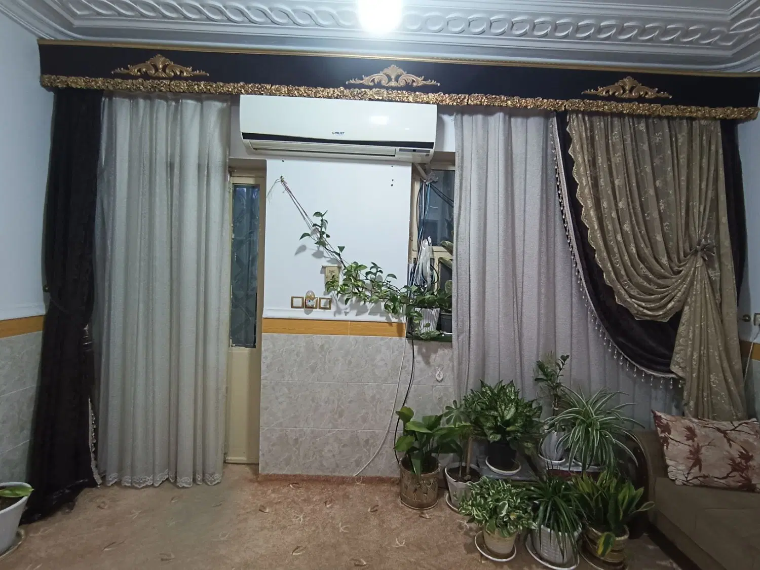 پرده|پرده، رانر، رومیزی|برازجان, |دیوار