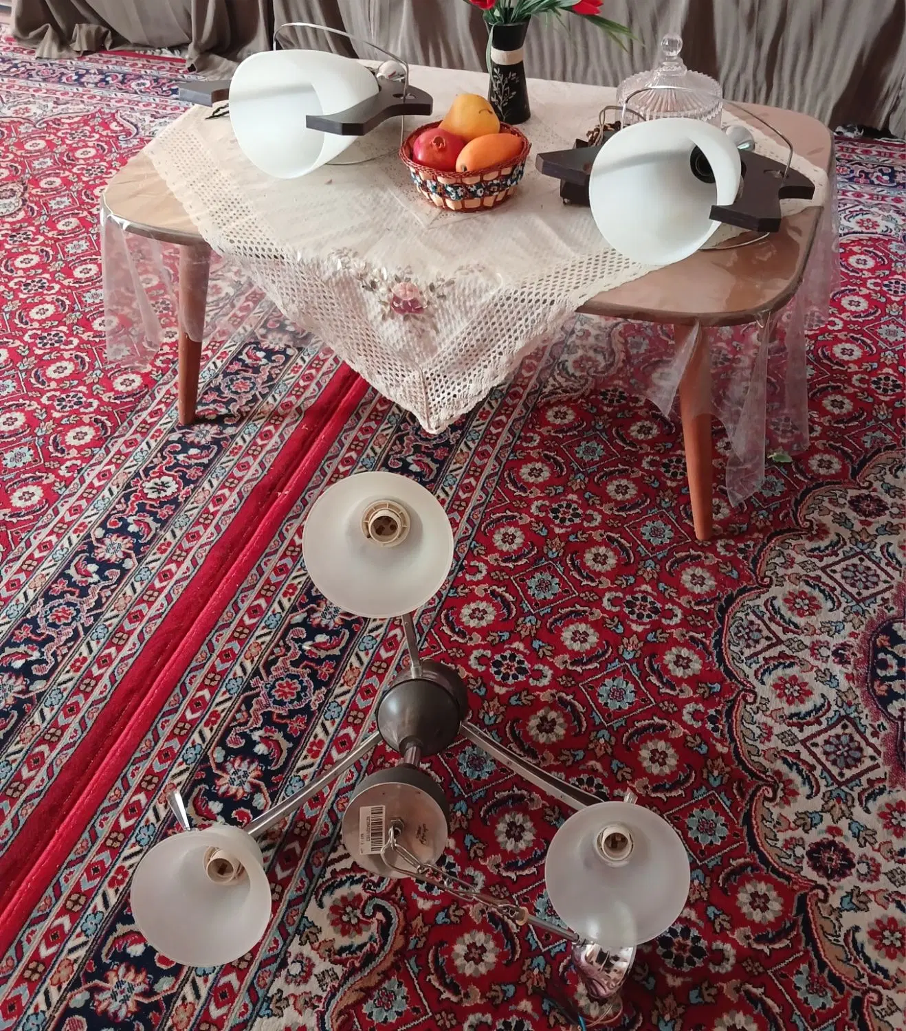 لوستر|لوستر و چراغ آویز|شیراز, فرگاز|دیوار