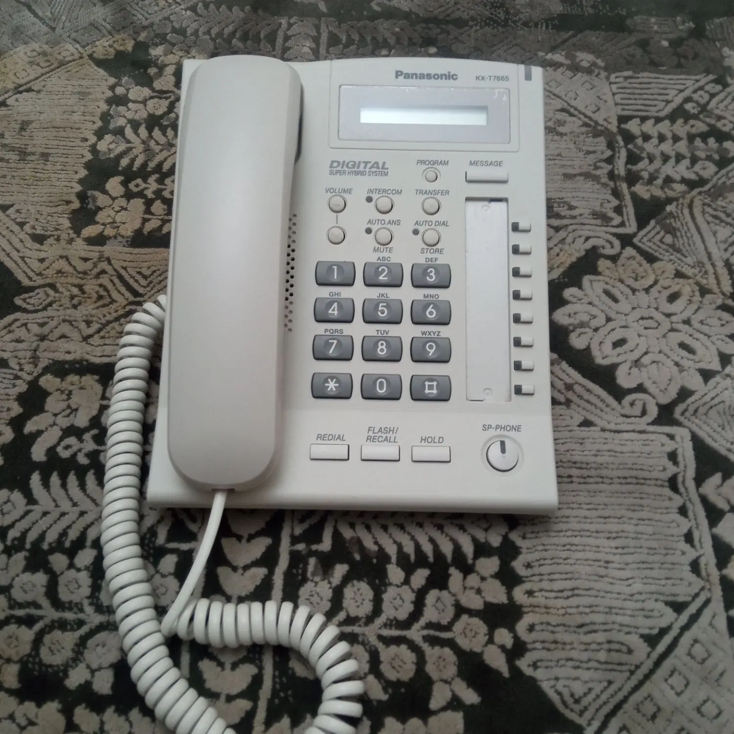 kx 7665|تلفن رومیزی|تهران, چوب تراش|دیوار