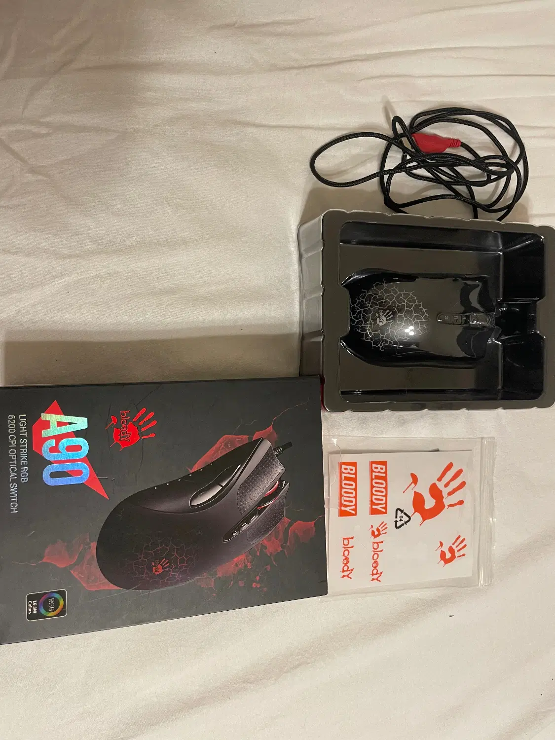 Mouse A4Tech BLOODY A90|قطعات و لوازم جانبی رایانه|تنکابن, |دیوار