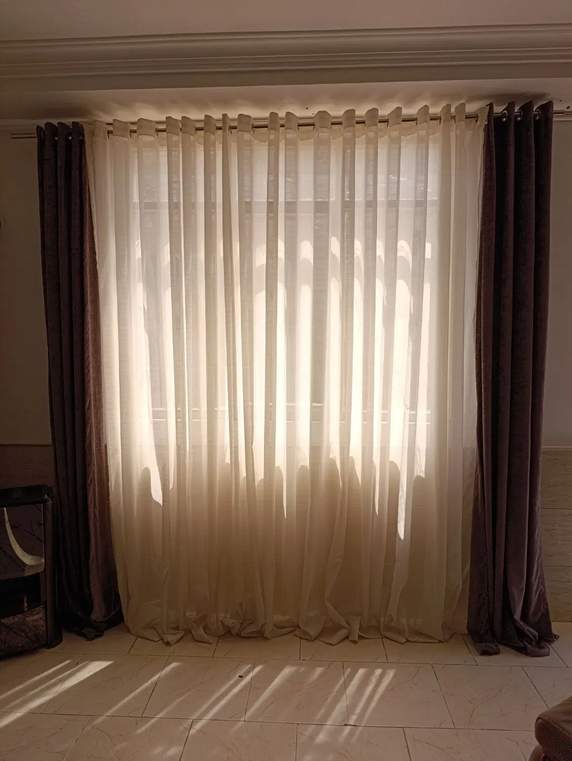 پرده|پرده، رانر، رومیزی|هشتگرد, شهرک بعثت|دیوار