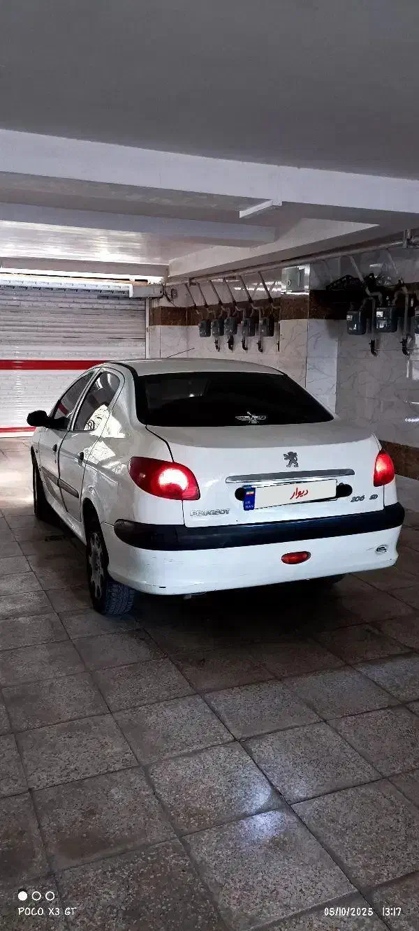 پژو 206 TU5.  V8.  SD|خودرو سواری و وانت|باغستان, |دیوار