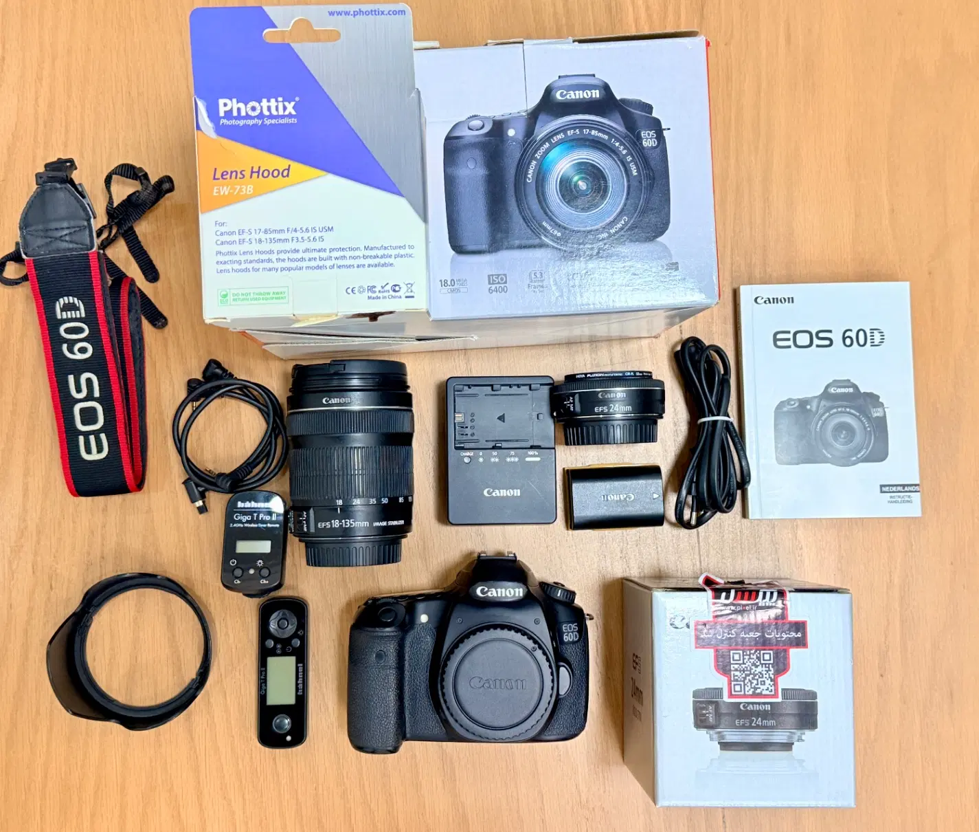 Canon 60D دوربین به همراه ۲ لنز حرفهای|دوربین عکاسی و فیلمبرداری|گناباد, |دیوار
