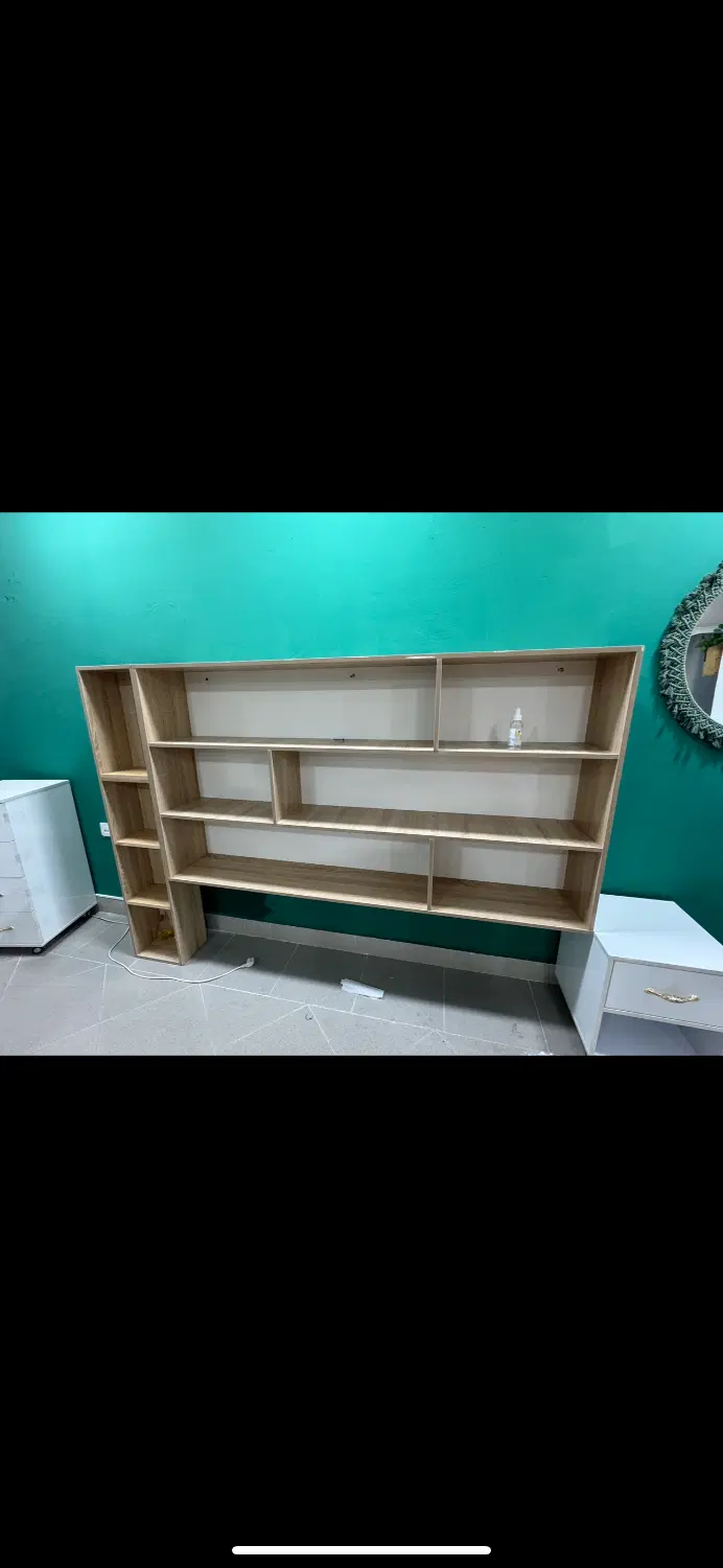 شلف mdf|کتابخانه، شلف، قفسههای دیواری|بندرعباس, |دیوار